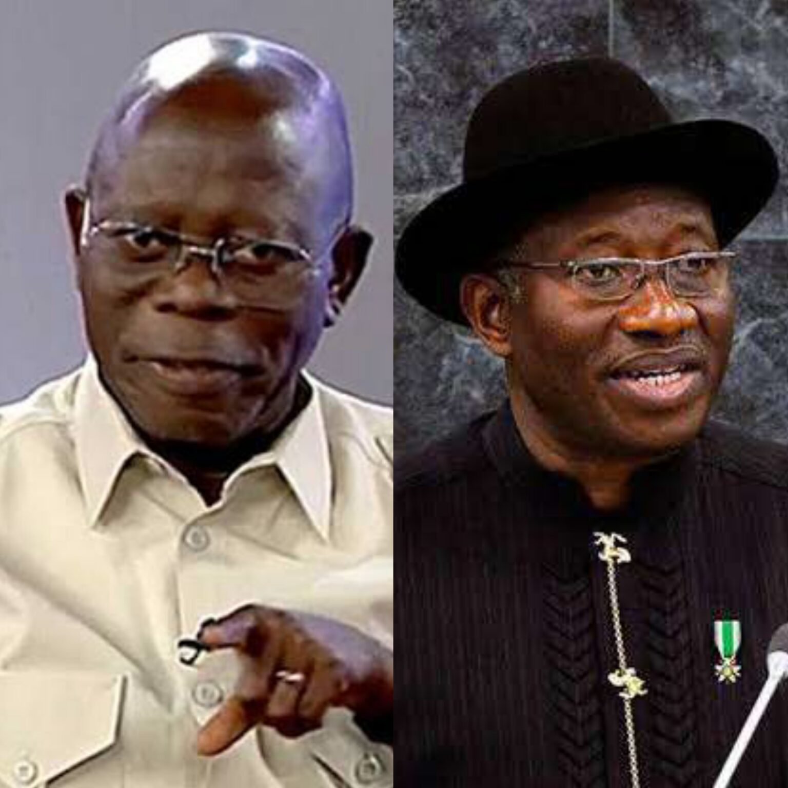 “Sir, Preserve Your Honour” – Oshiomhole to Jonathan on 2027 Comeback Talks
