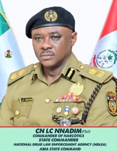Abia Gets New NDLEA Commander, As Nnadim Takes Over From Chilee