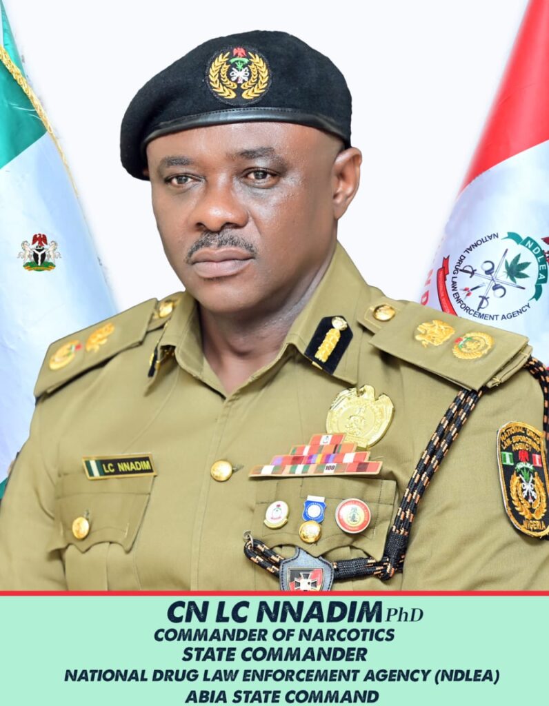 Abia Gets New NDLEA Commander, As Nnadim Takes Over From Chilee
