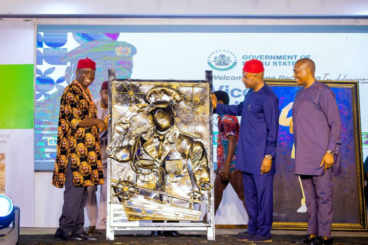 Ogalla: Mbah, Musa, Others Extol Ex-Naval Chief, As Enugu Govt Honours Him