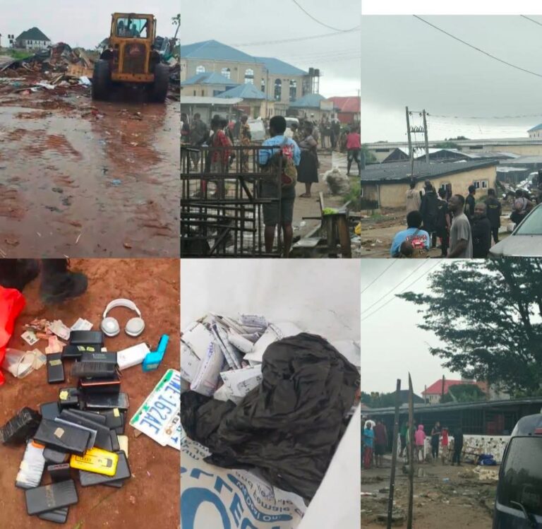 Imo Govt Demolishes Criminal Hideouts At Industrial Layout Owerri