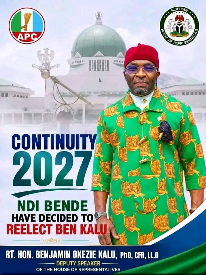 BENJAMIN KALU’S RADICAL APPROACH TO THE AGGRESSIVE DEVELOPMENT OF BENDE FEDERAL CONSTITUENCY
